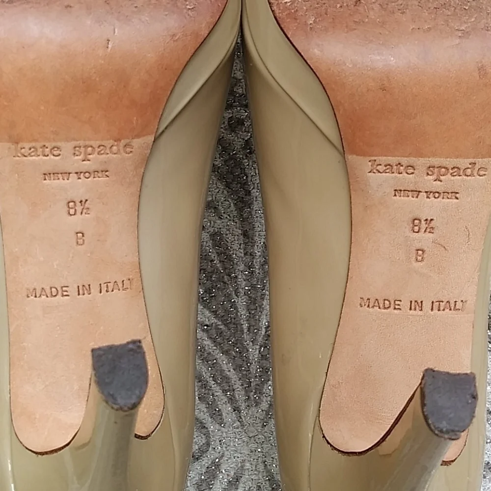 Kate Spade Kendra Round Toe Nude Platform Pumps